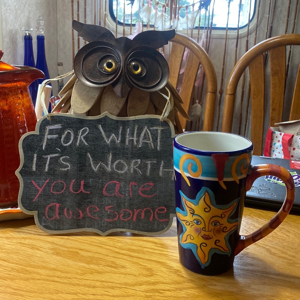 Vintage Sun "With All My Heart" Ceramic Mug – Cozy Morning Coffee Ritual